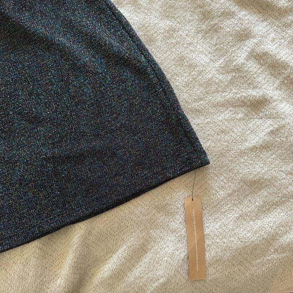 Reformation Amina Dress in rainbow sparkle - Picture 2 of 4